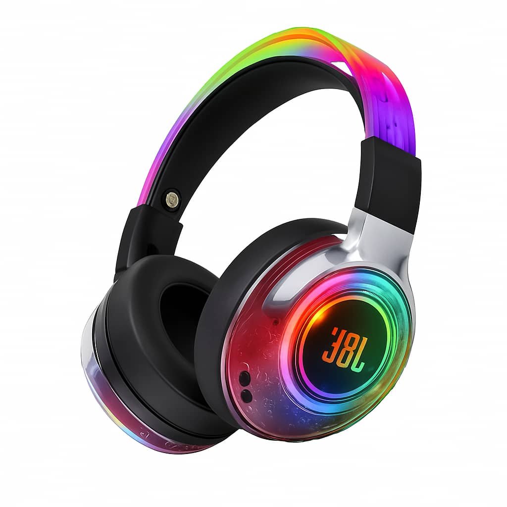 JBL RGB ANC – Casque Bluetooth Sans Fil avec Effets Lumineux